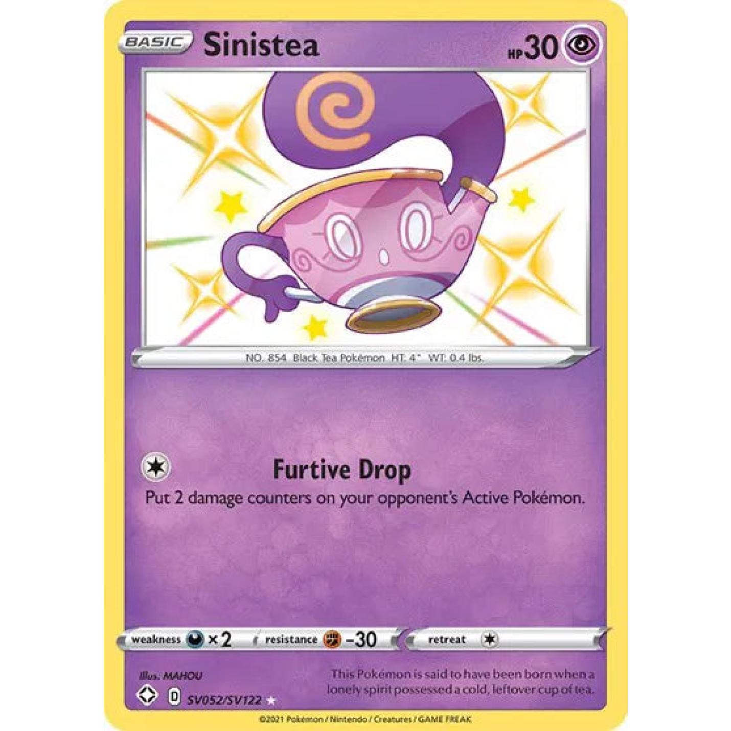 Sinistea SV052/SV122 - Shining Fates: Shiny Vault - Holofoil