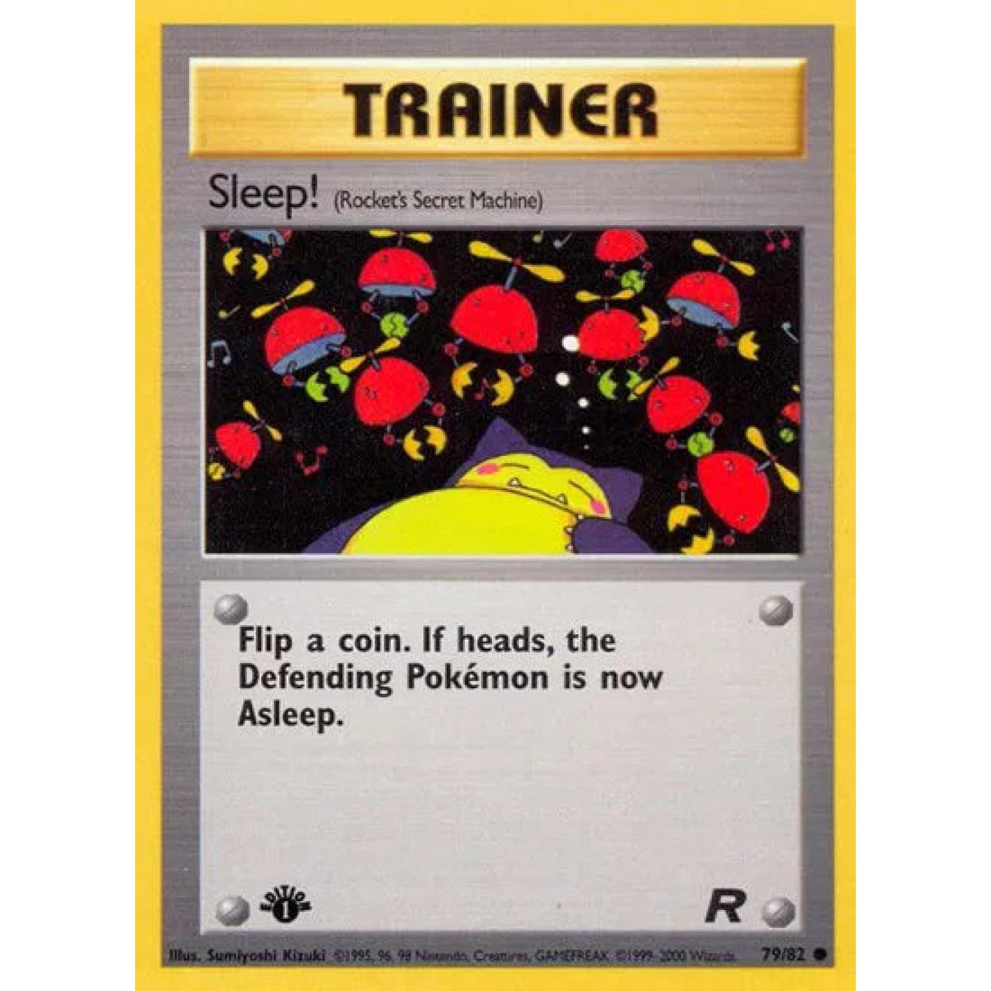 Sleep! 79/82 - Team Rocket (Unlimited) - Normal