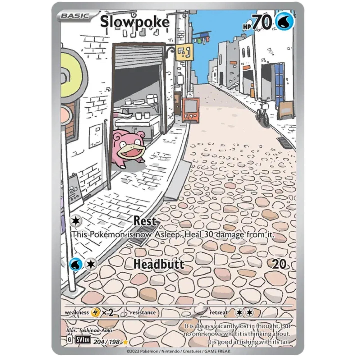 Slowpoke 204/198 - Scarlet & Violet - Holofoil