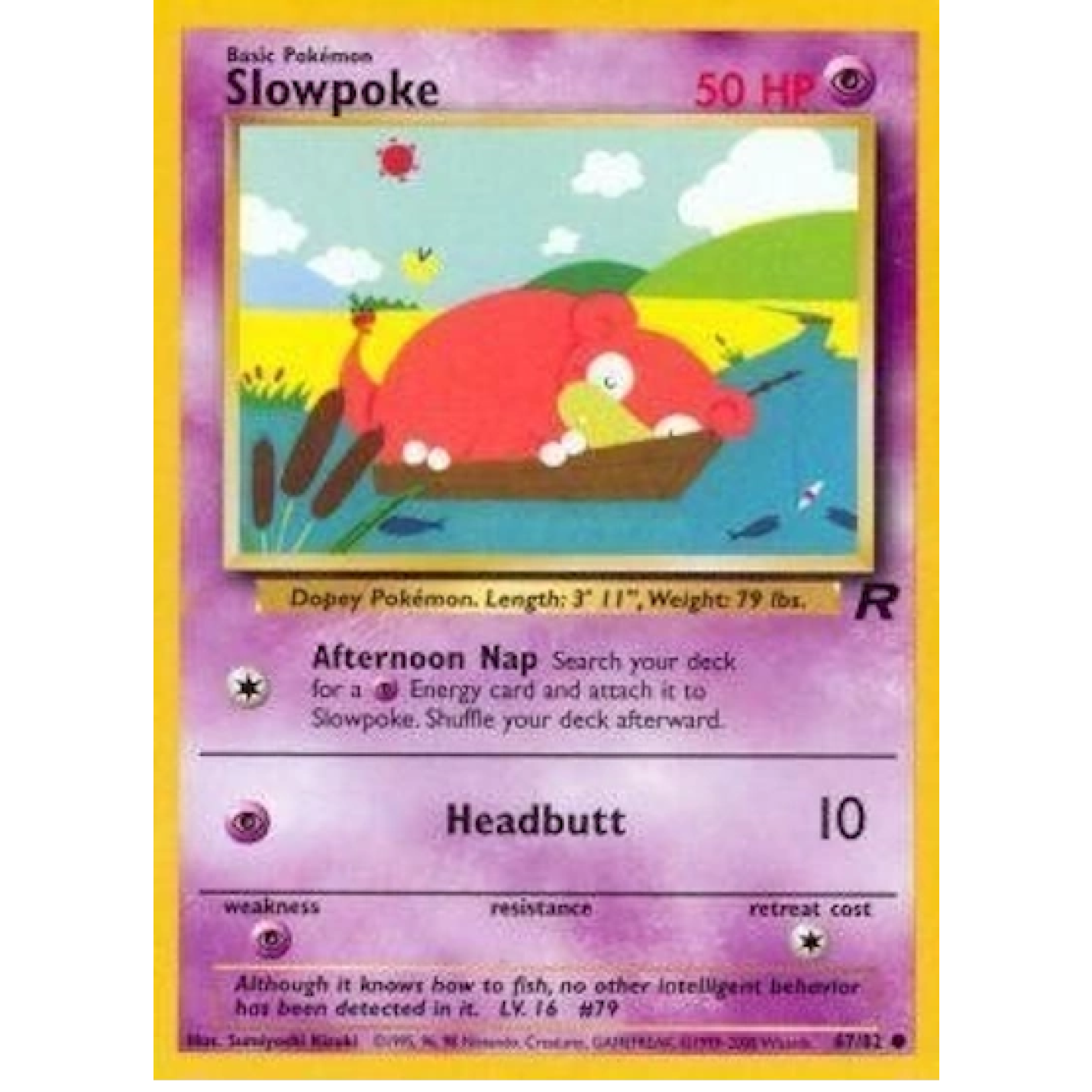 Slowpoke 67/82 - Team Rocket (Unlimited) - Normal