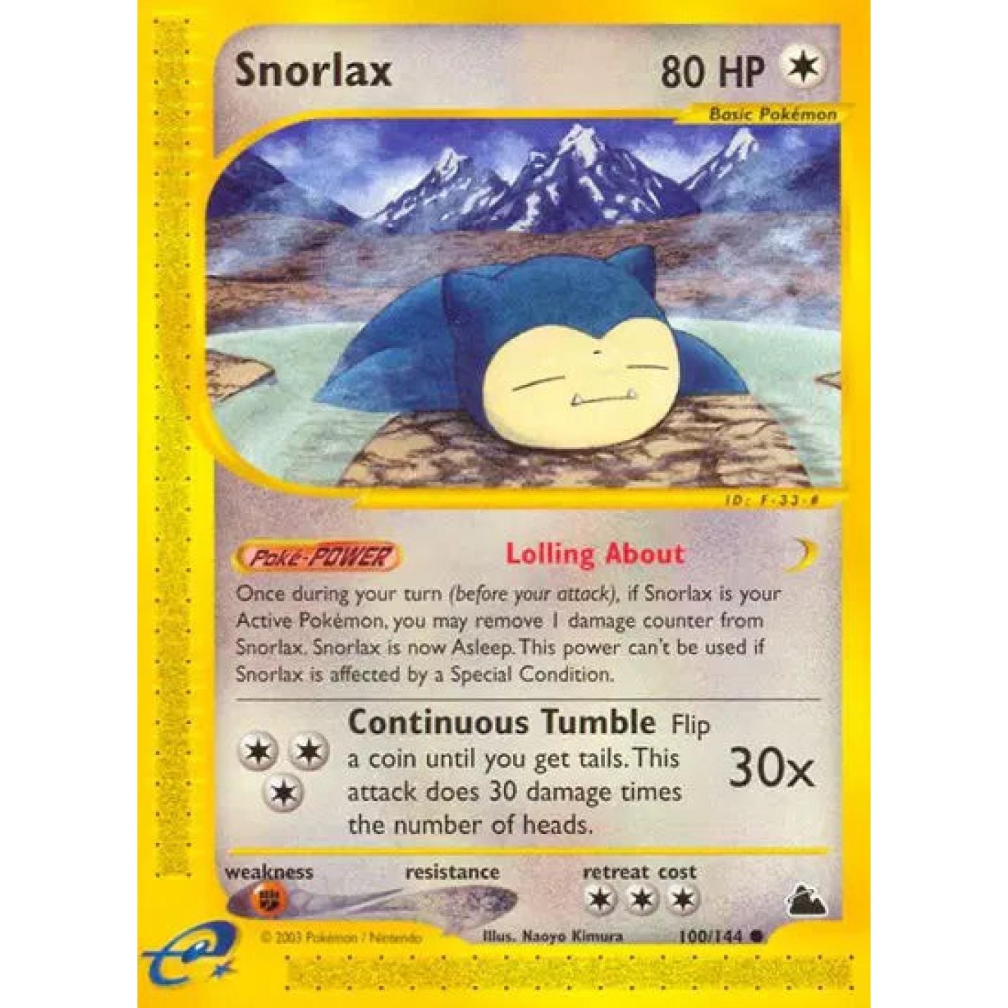 Snorlax 100/144 - Skyridge - Normal