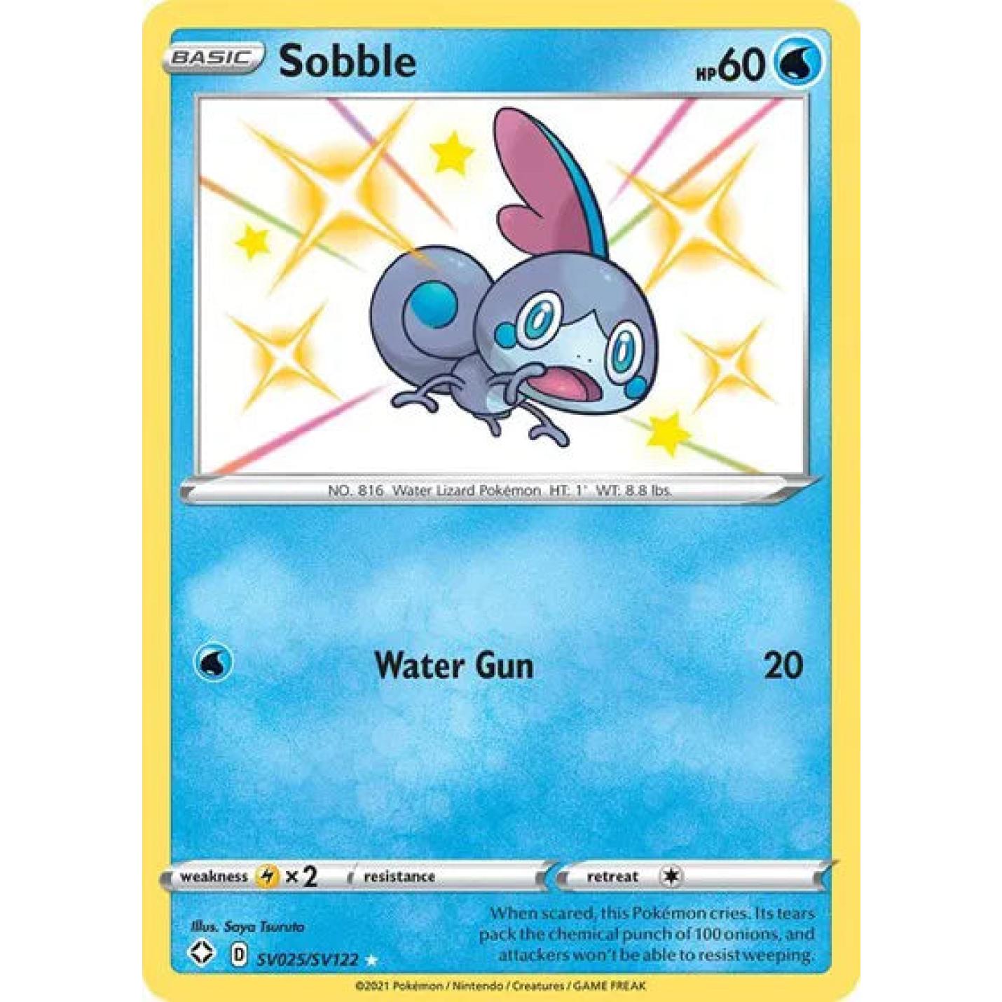 Sobble SV025/SV122 - Shining Fates: Shiny Vault - Holofoil