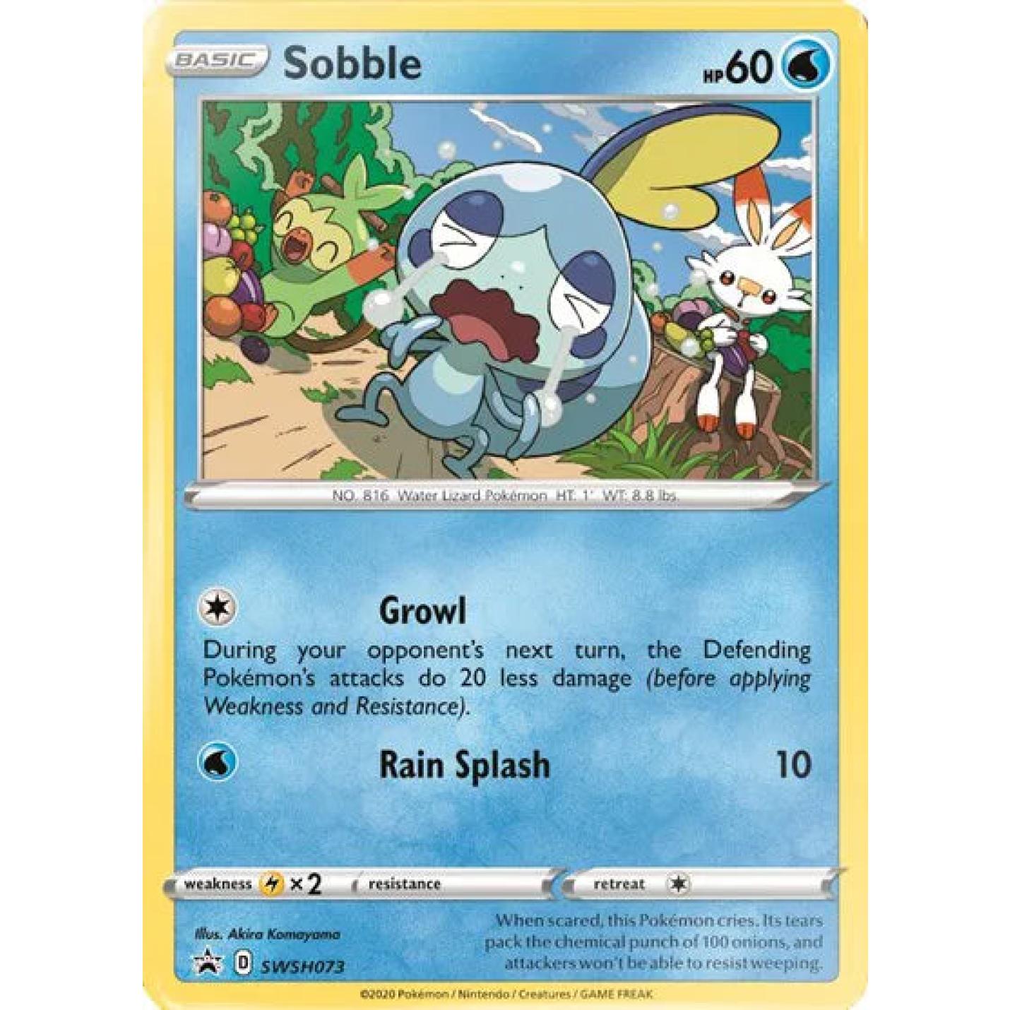 Sobble SWSH073 - Sword & Shield Promo - Holofoil