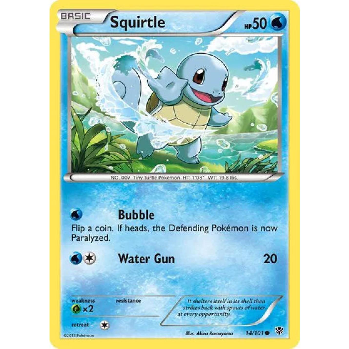 Squirtle 14/101 - Plasma Blast - Normal