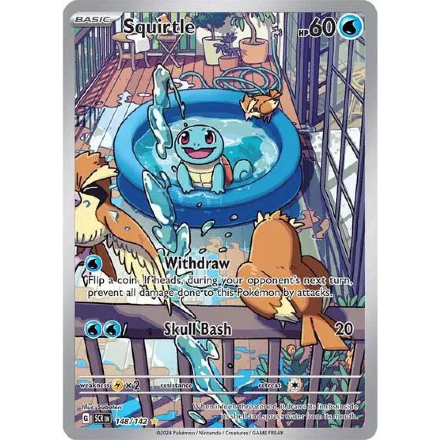 Squirtle 148/142 - Stellar Crown - Holofoil