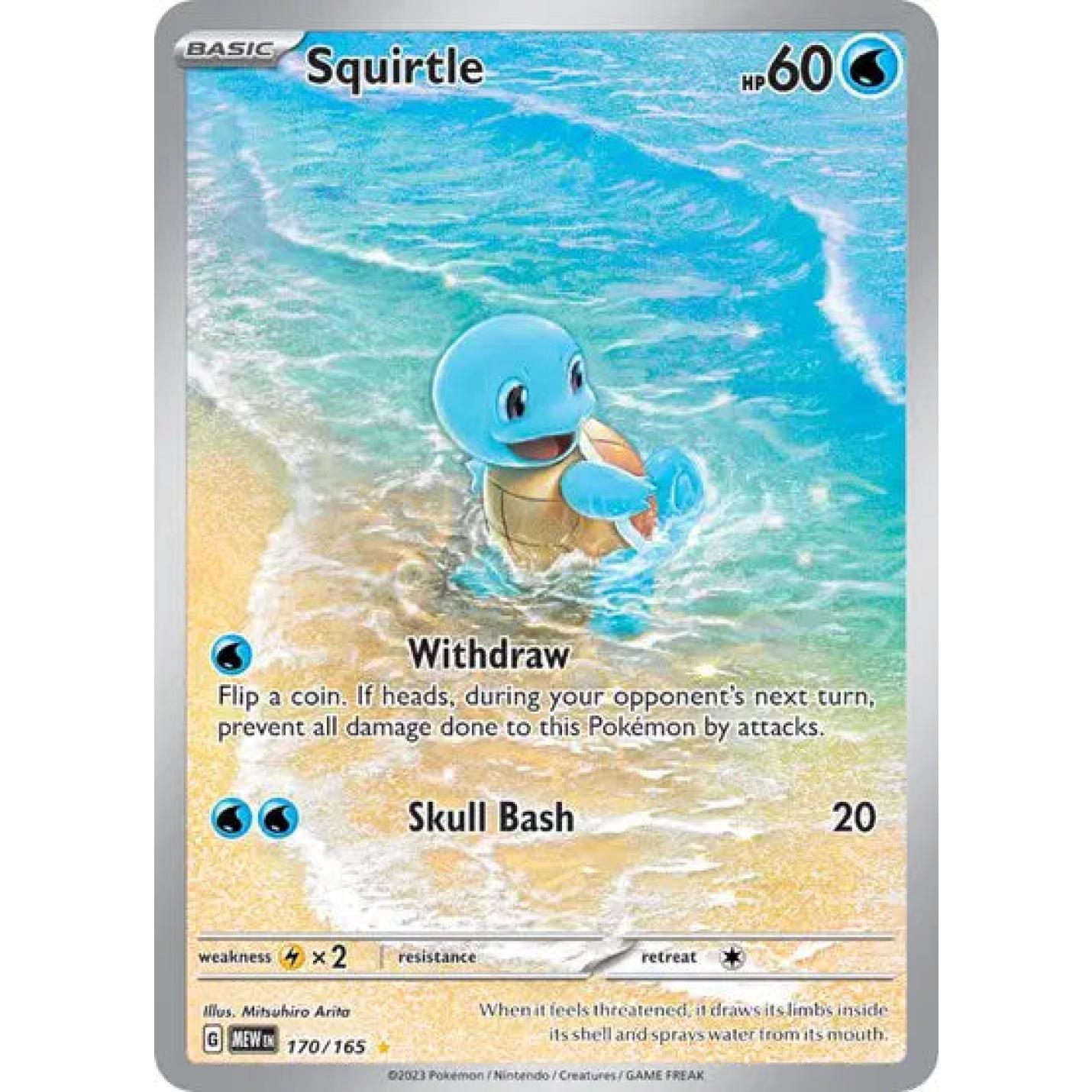 Squirtle 170/165 - Scarlet & Violet 151 - Holofoil