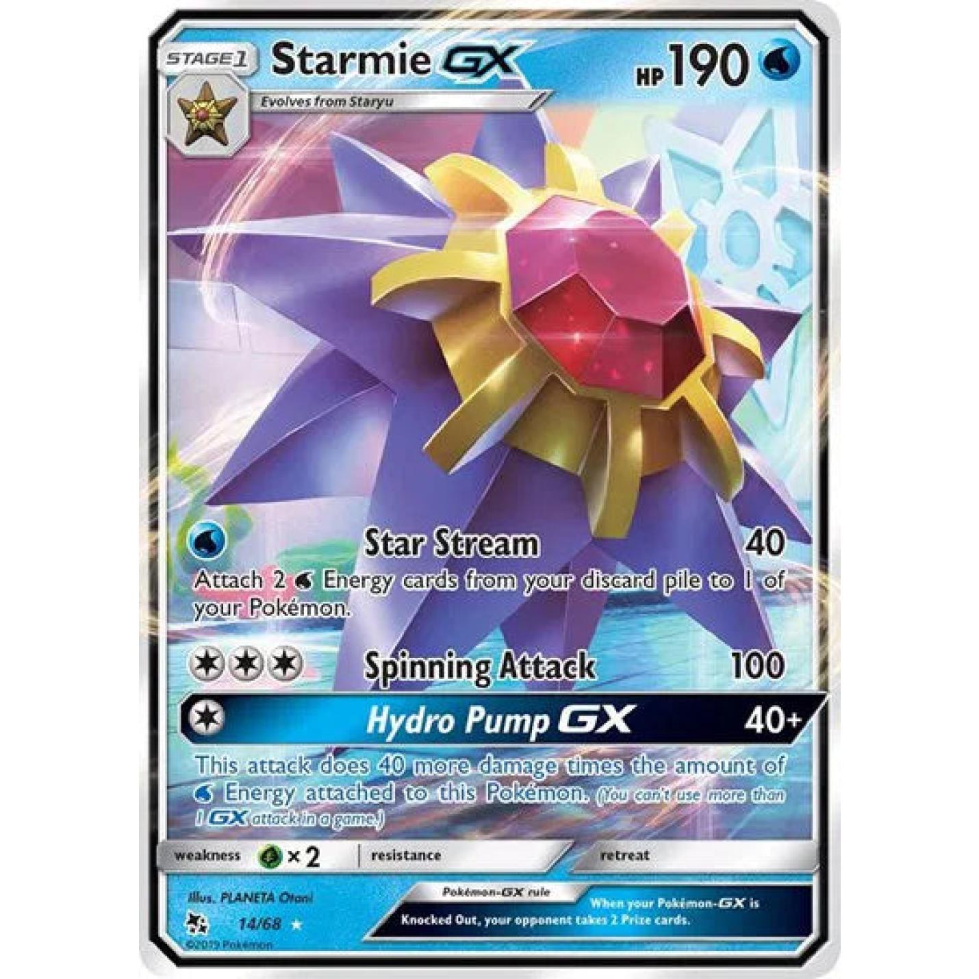 Starmie GX 14/68 - Hidden Fates - Holofoil