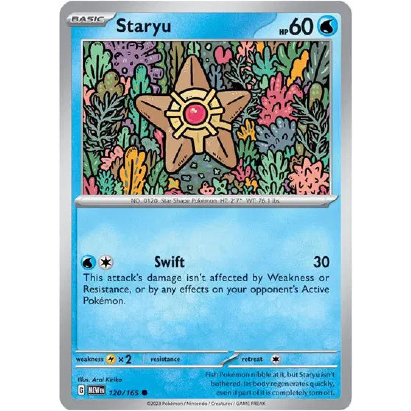 Staryu 120/165 - Scarlet & Violet 151 - Reverse Holofoil