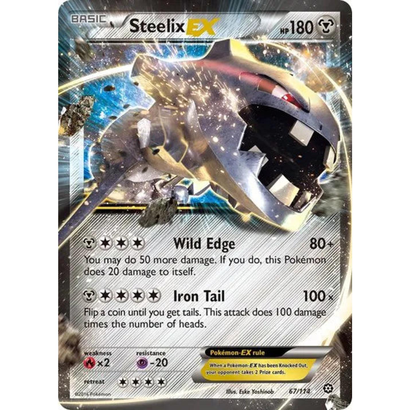 Steelix EX 67/114 - Steam Siege - Holofoil