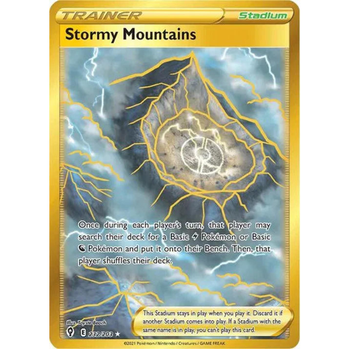 Stormy Mountains 232/203 - Evolving Skies - Holofoil