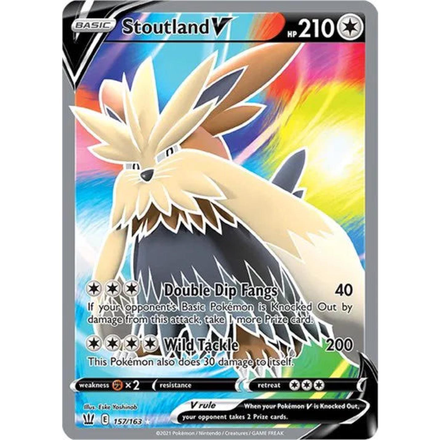 Stoutland V 157/163 - Battle Styles - Holofoil