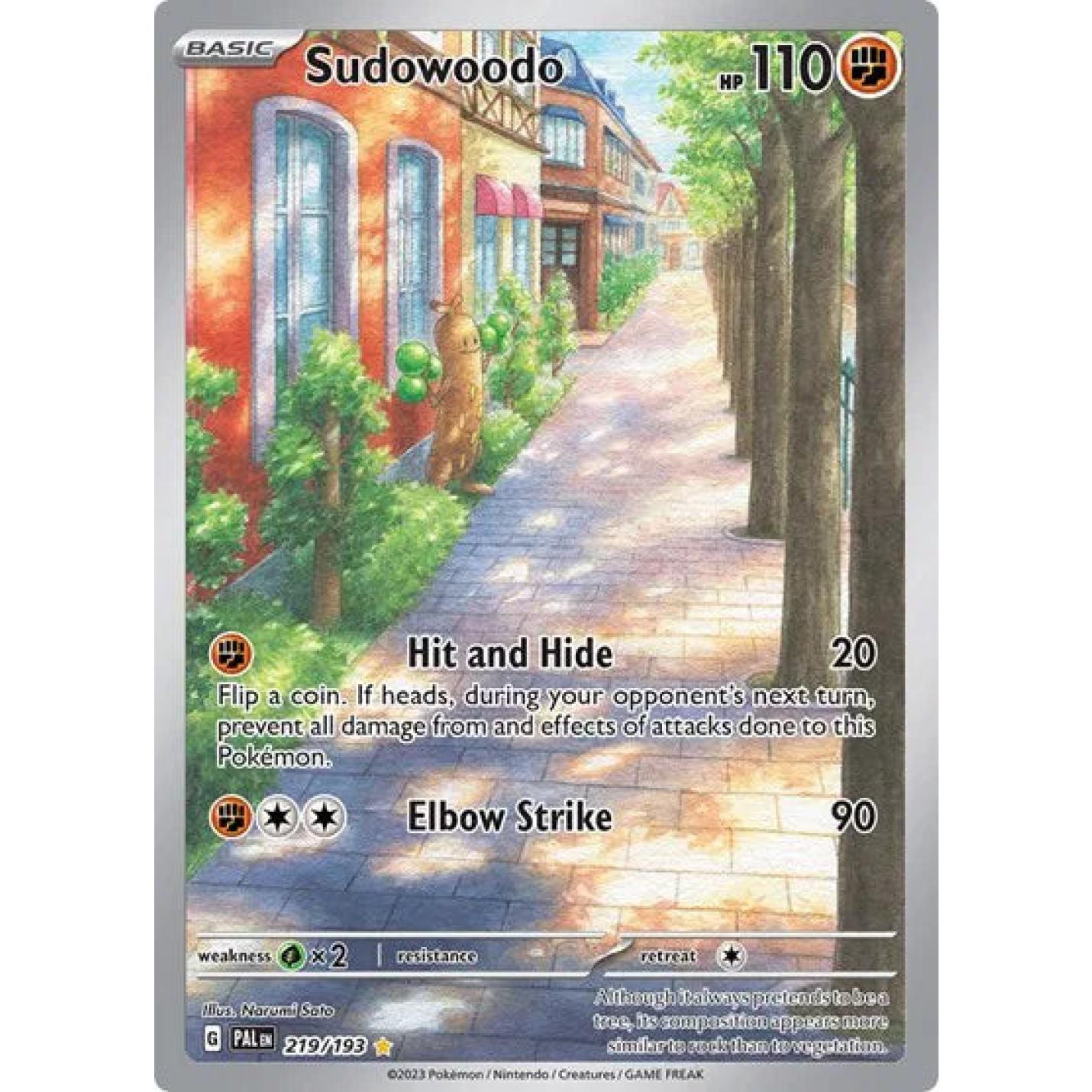 Sudowoodo 219/193 - Paldea Evolved - Holofoil