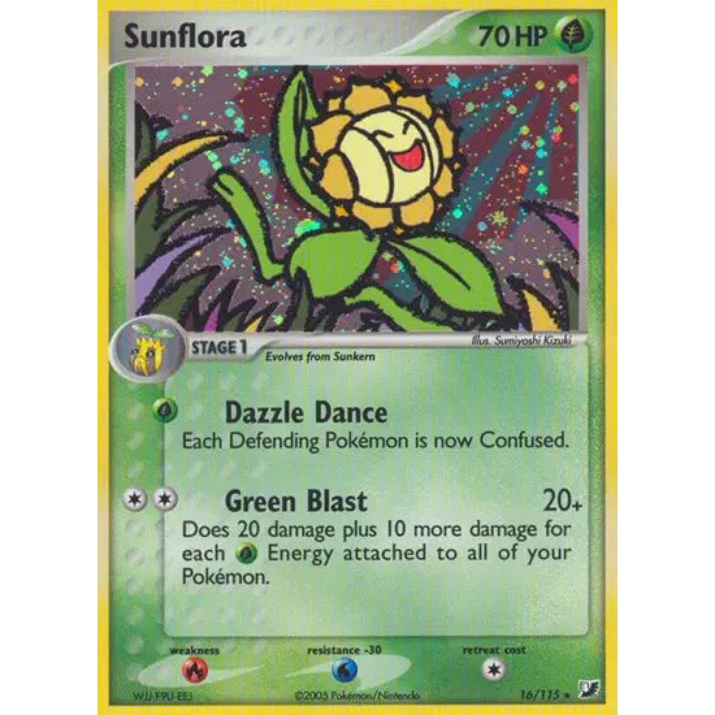 Sunflora 16/115 - EX Unseen Forces - Holofoil