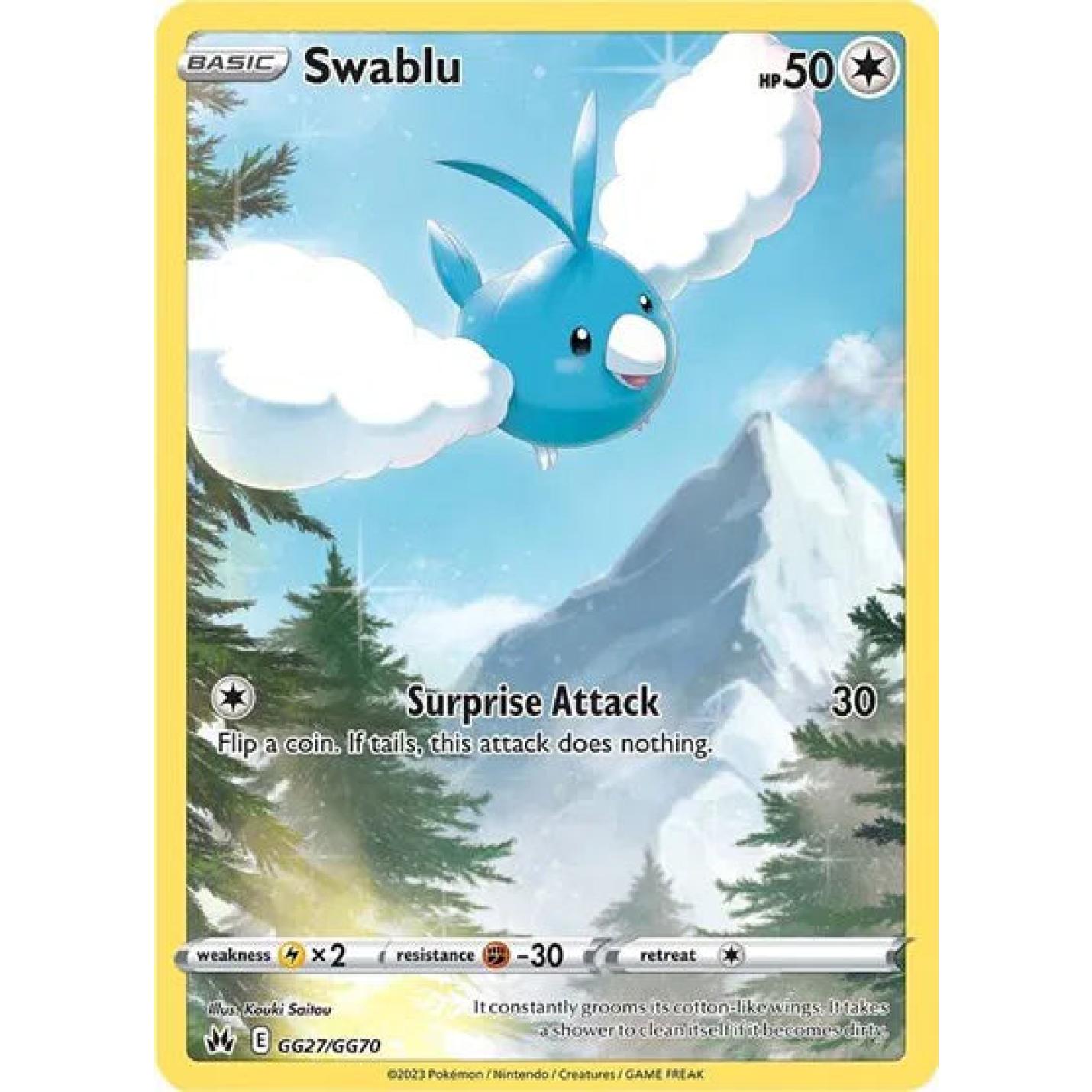 Swablu GG27/GG70 - Crown Zenith: Galarian Gallery - Holofoil