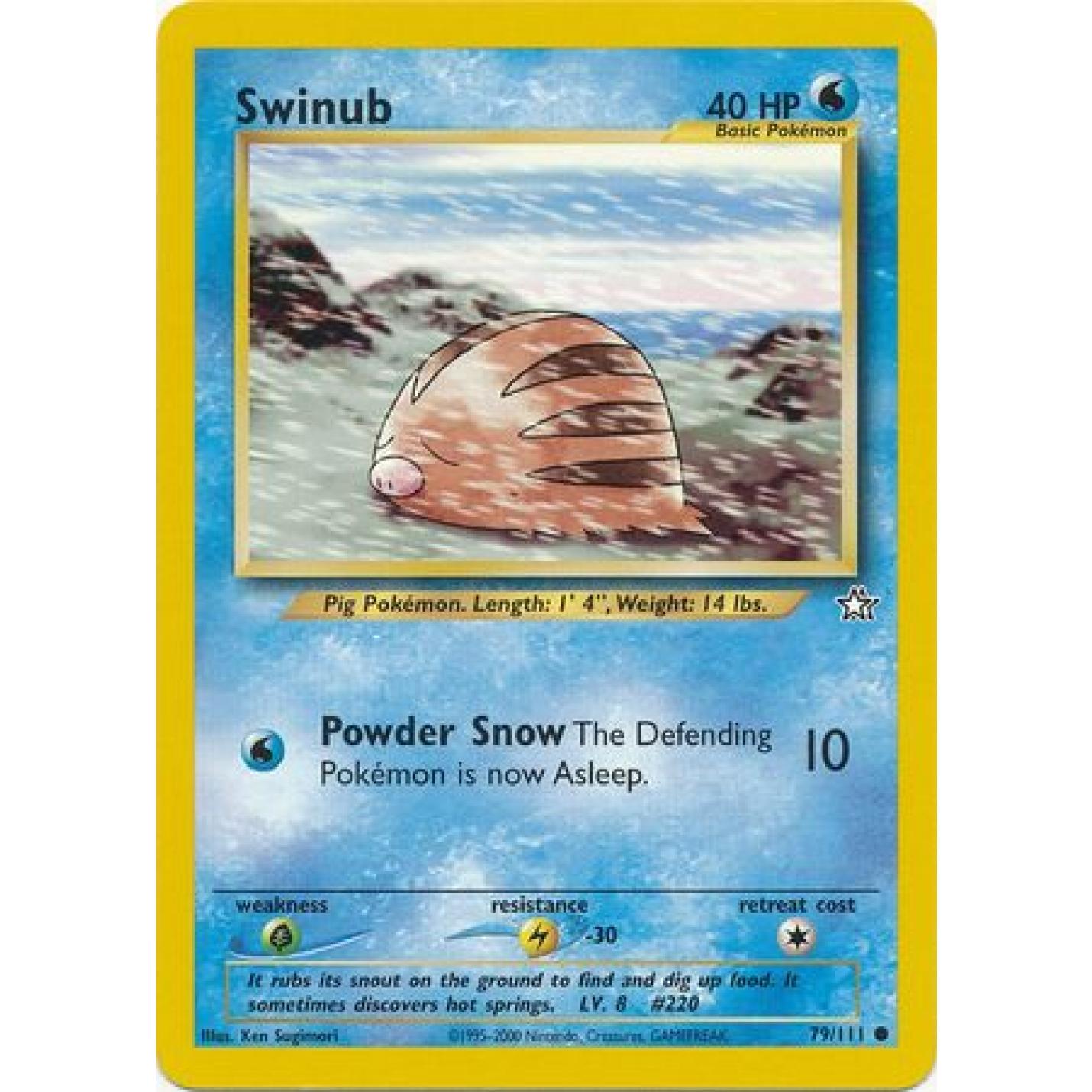 Swinub 79/111 - Neo Genesis (Unlimited) - Normal