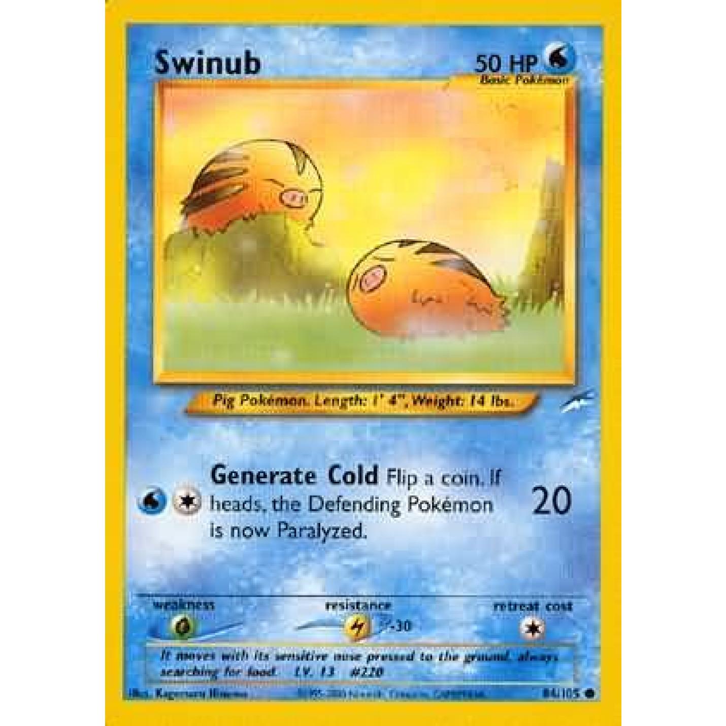 Swinub 84/105 - Neo Destiny (Unlimited) - Normal