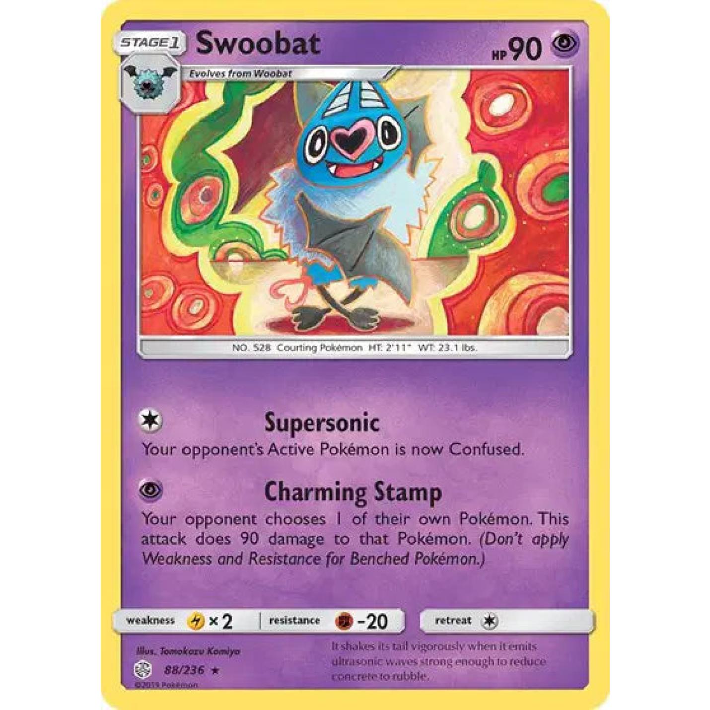 Swoobat 88/236 - Cosmic Eclipse - Reverse Holofoil