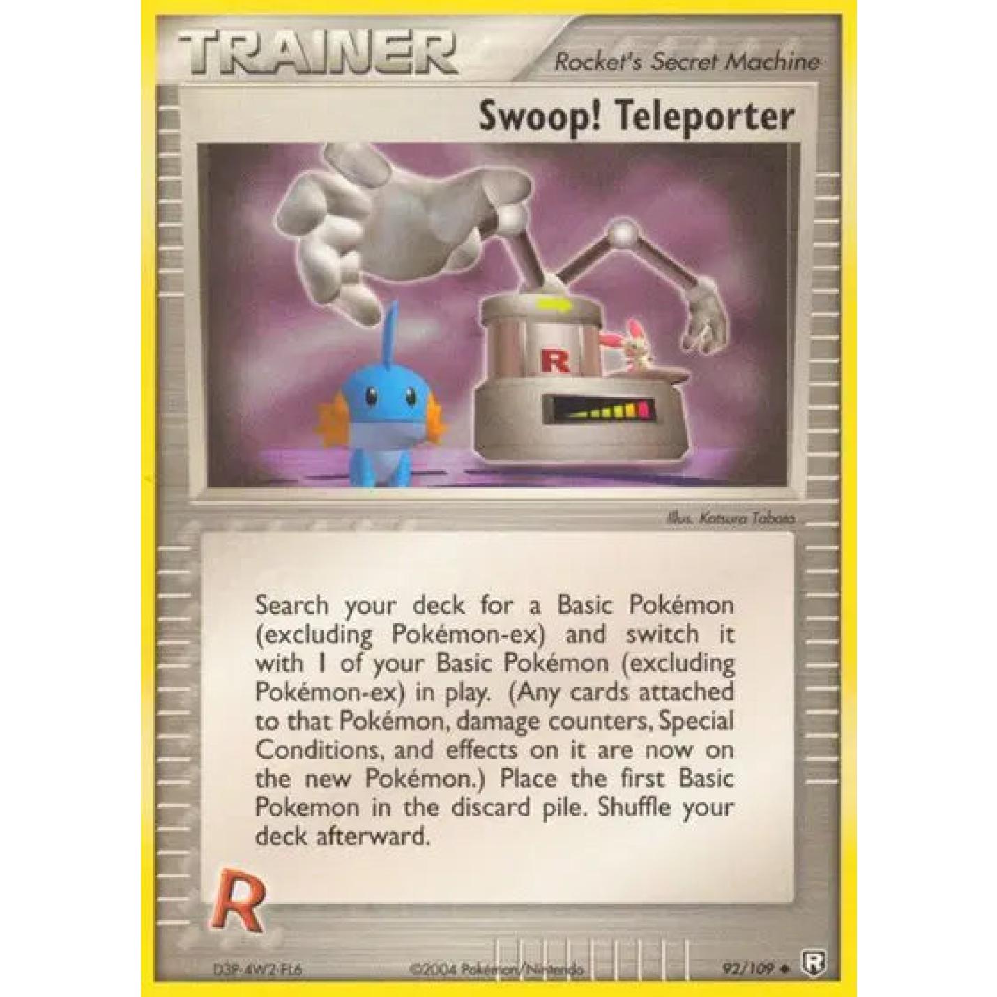 Swoop! Teleporter 92/109 - EX Team Rocket Returns - Normal