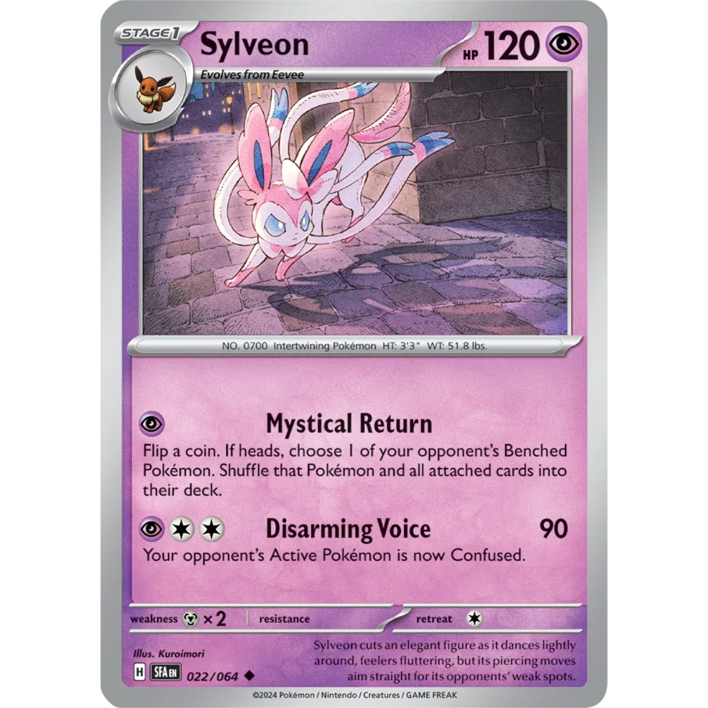 Sylveon 022/064 - Shrouded Fable - Normal