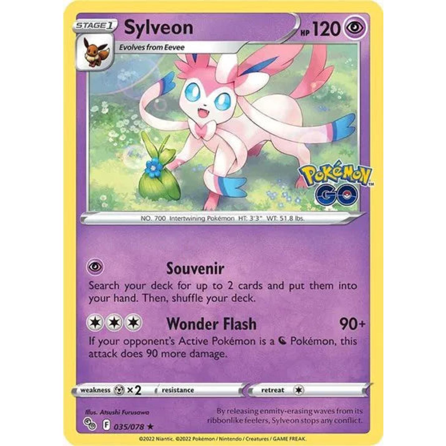 Sylveon 035/078 - Pokemon Go - Holofoil