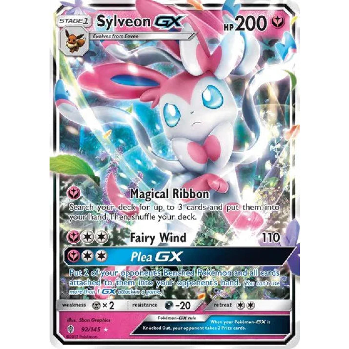 Sylveon GX 92/145 - Guardians Rising - Holofoil