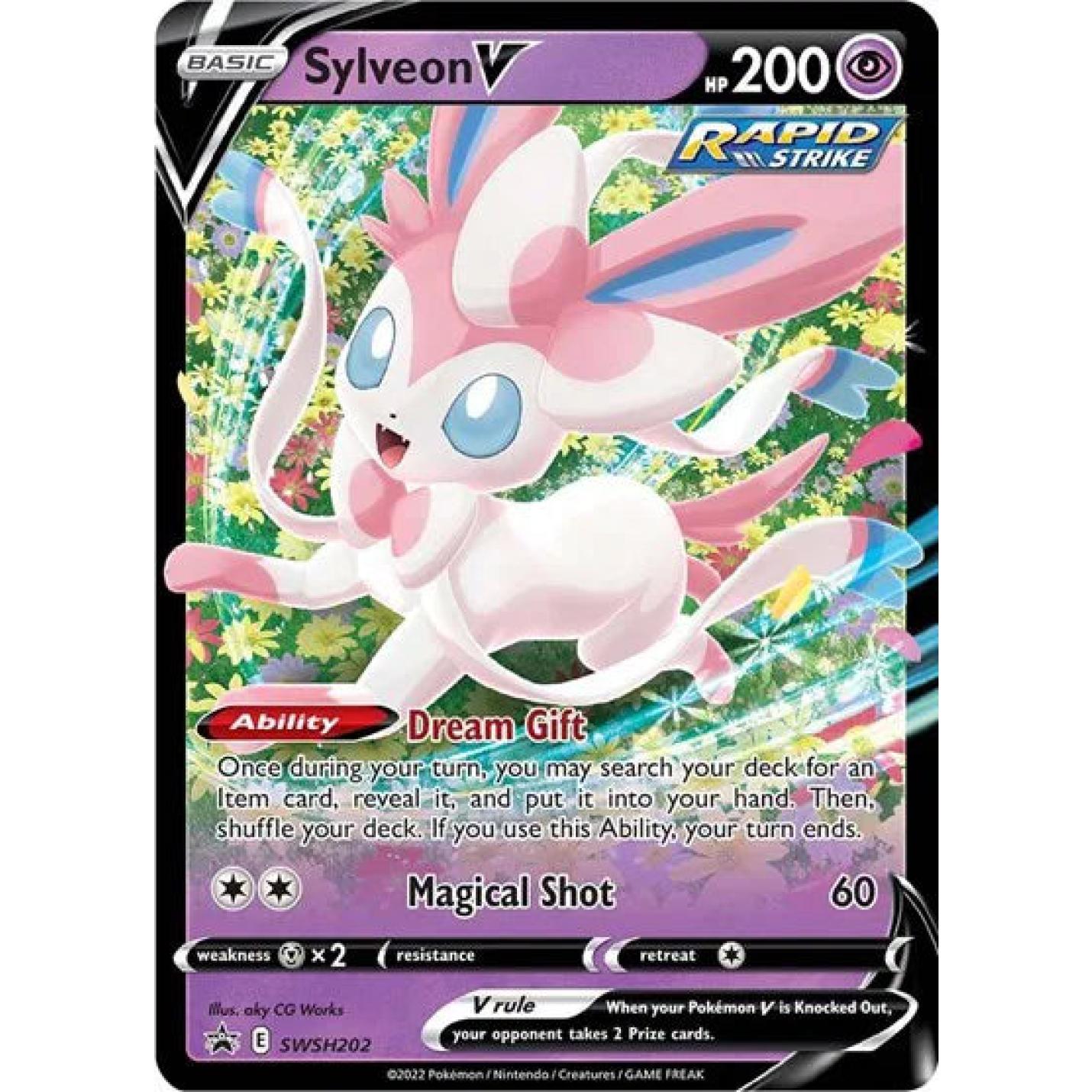 Sylveon V SWSH202 - Sword & Shield Promo - Holofoil