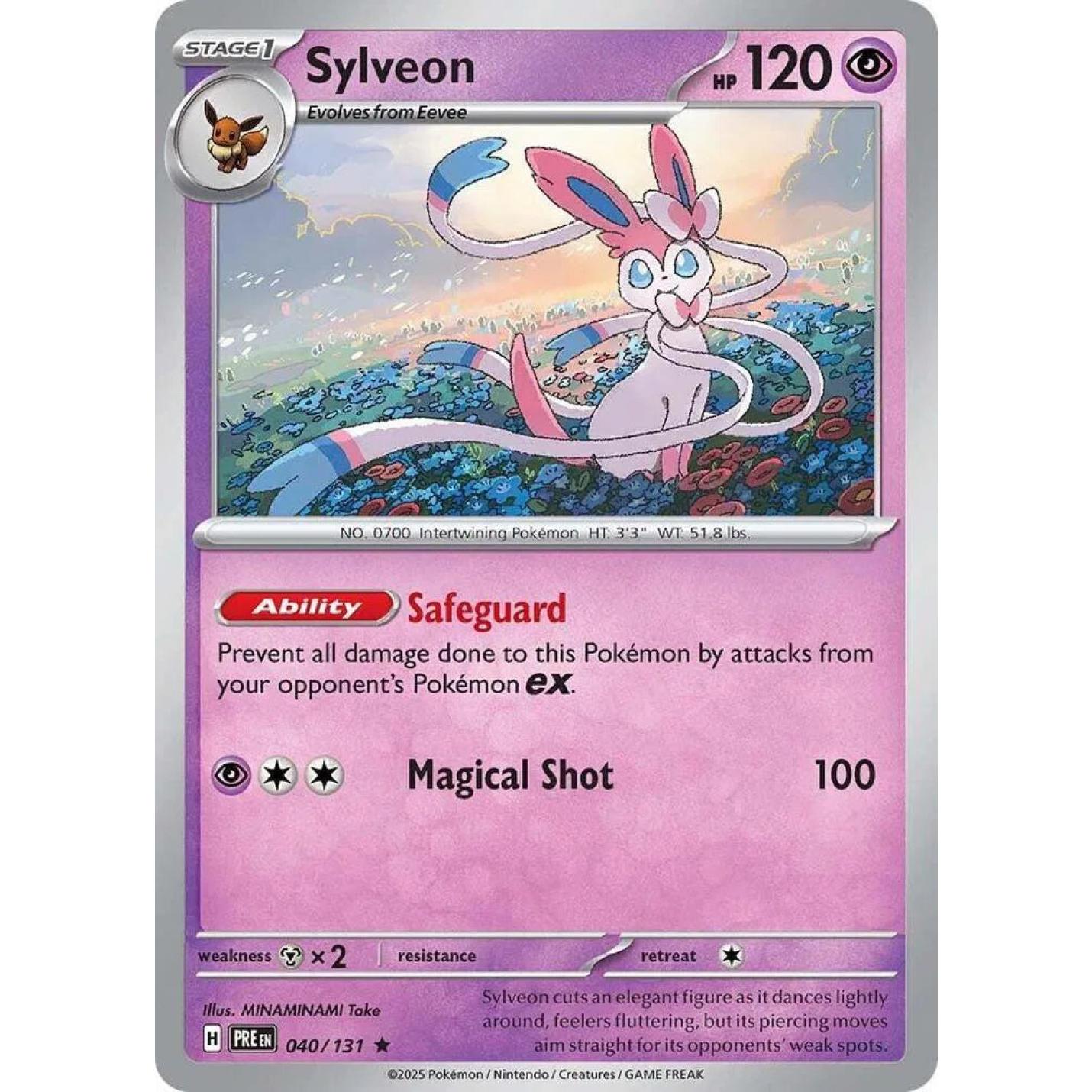 Sylveon 040/131 – Prismatic Evolutions – Holofoil