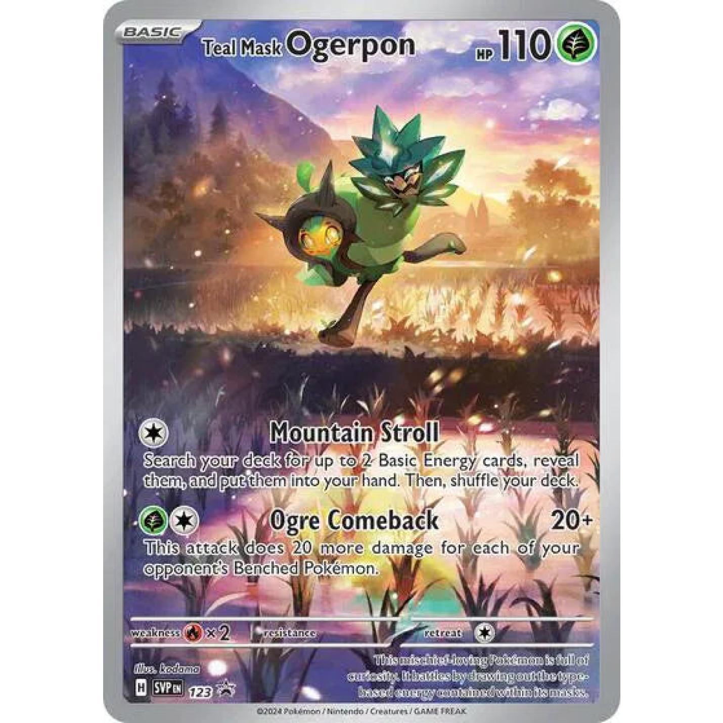 Teal Mask Ogerpon 123 - Scarlet & Violet Promo - Holofoil