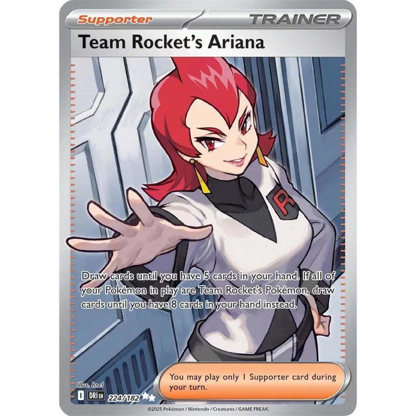 Team Rocket's Ariana 224/182 - Destined Rivals - Holofoil