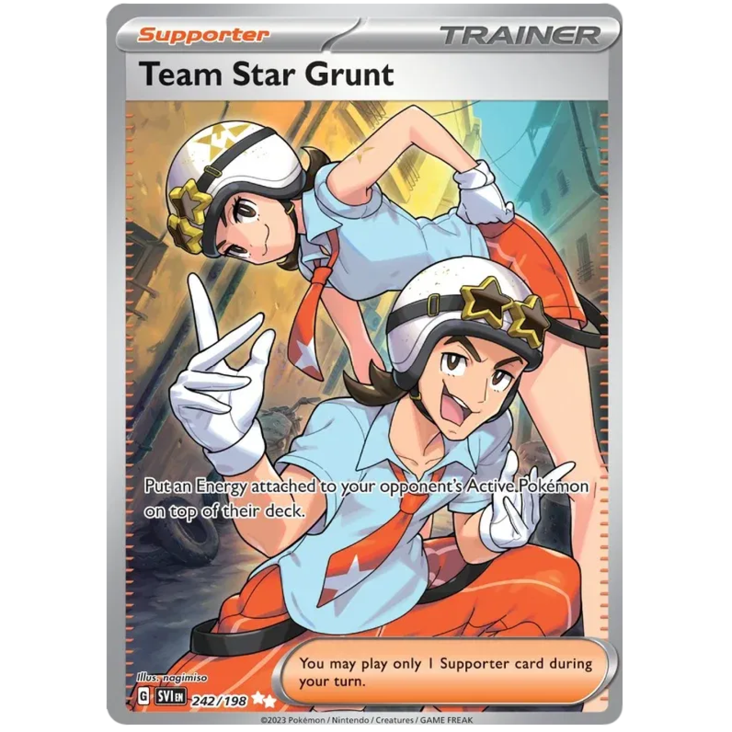 Team Star Grunt 242/198 - Scarlet & Violet - Holofoil