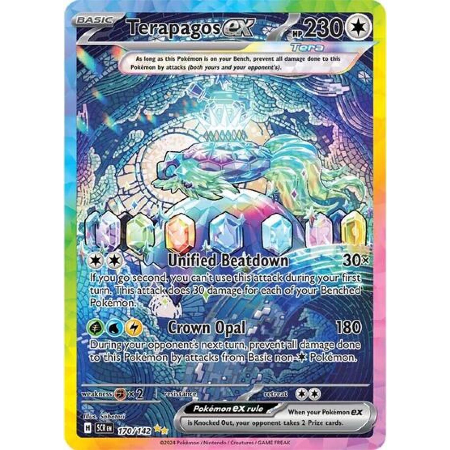 Terapagos ex 170//142 - Stellar Crown - Holofoil