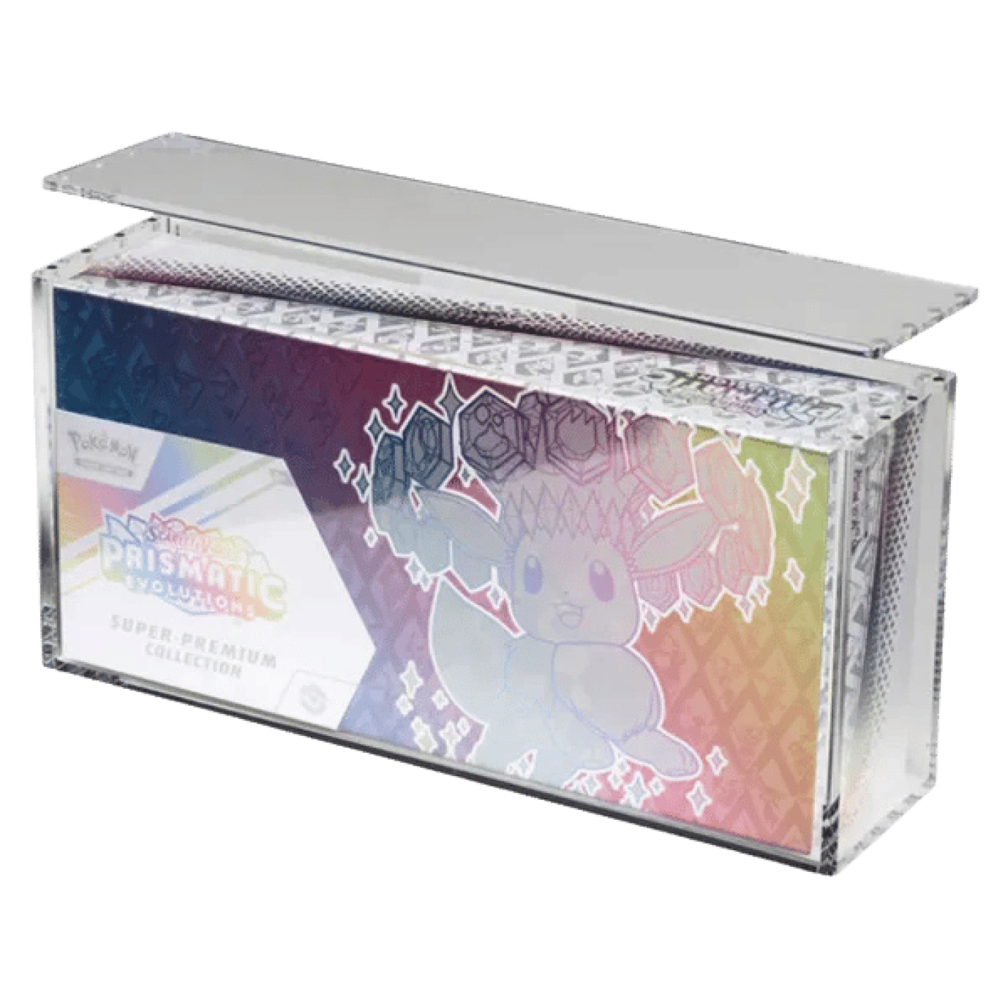 The Acrylic Box - Super Premium Collection Box (Prismatic) open met box