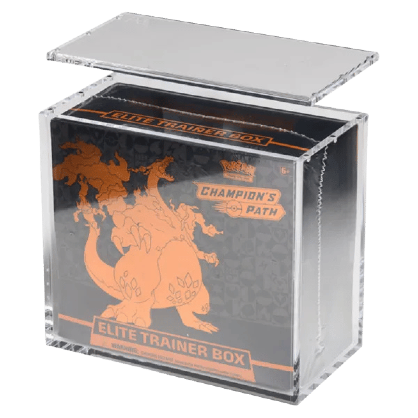 The Acrylic Box – Elite Trainer Box Displaycase open met champion's path etb