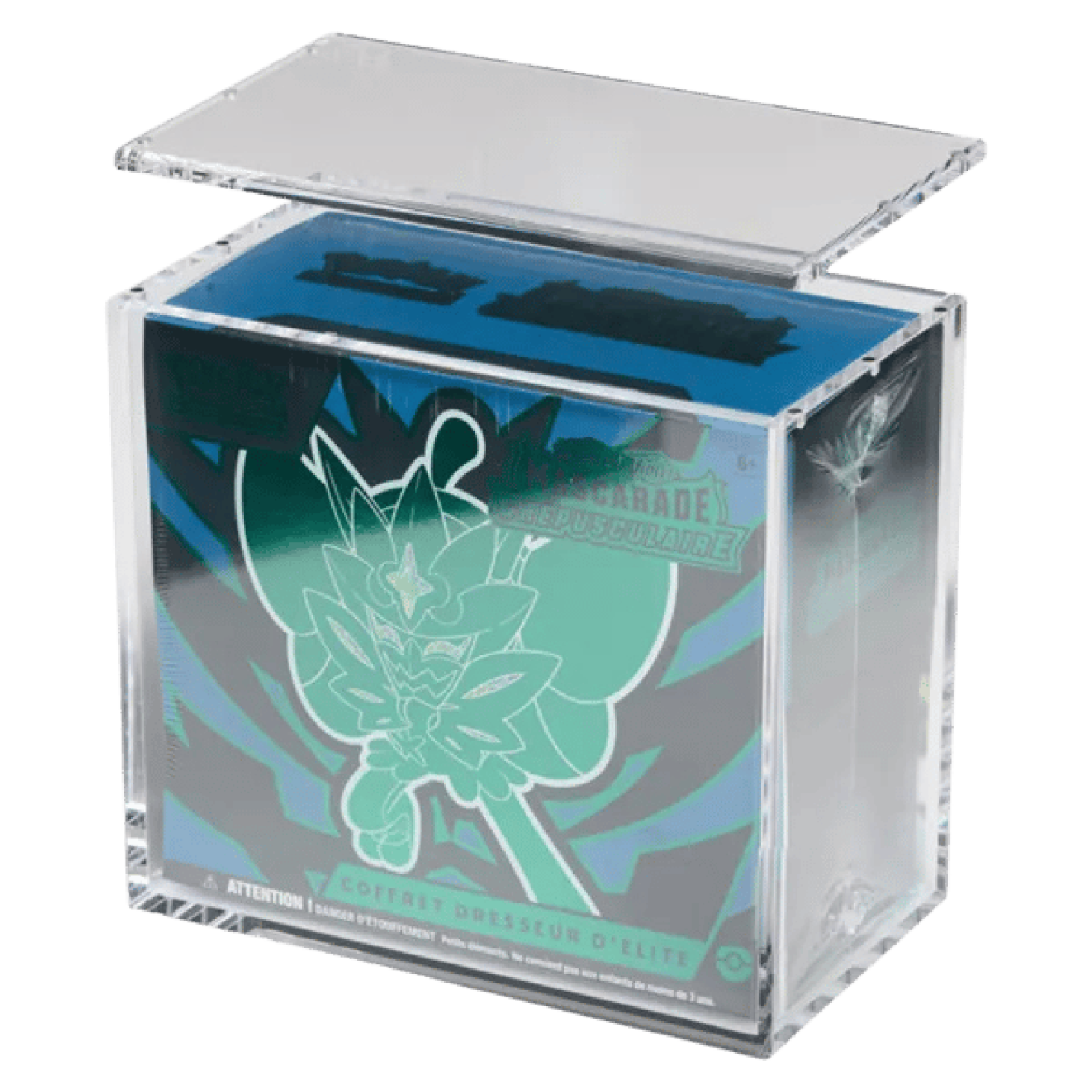The Acrylic Box – Elite Trainer Box Displaycase open met twilight masquerade etb