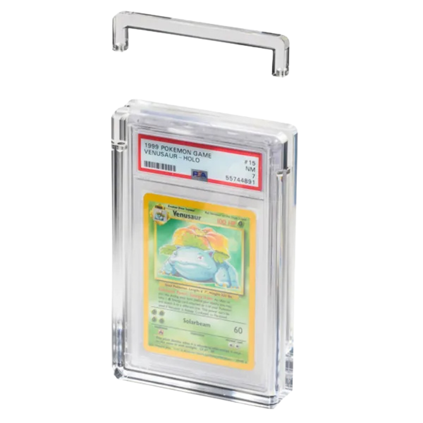 The Acrylic Box – Graded Card Display (Trophy) open met kaart