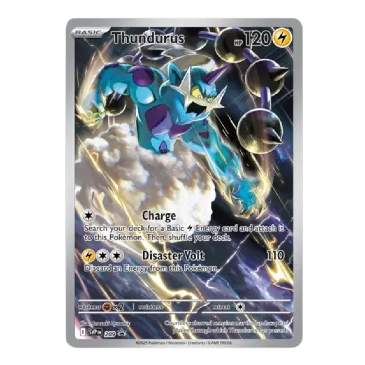Thundurus 209 - Scarlet & Violet Promo - Holofoil