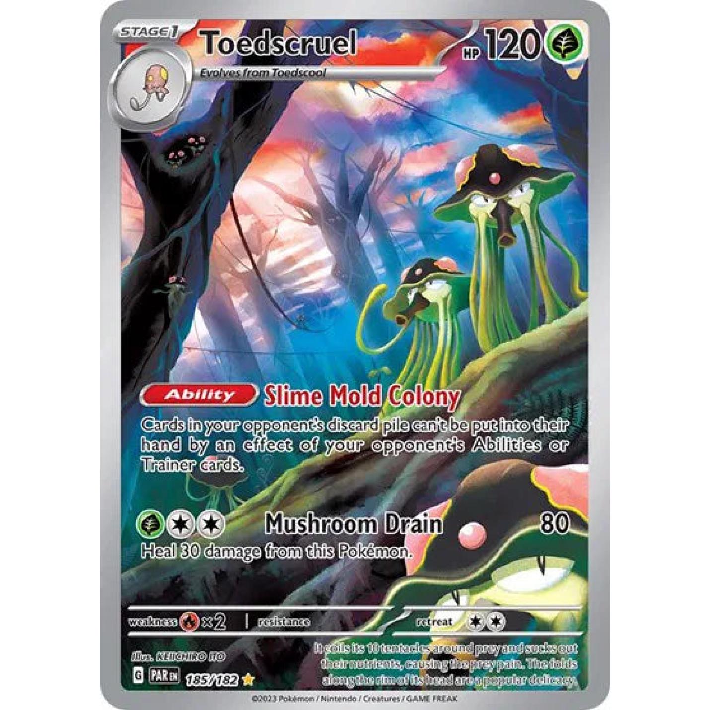 Toedscruel - 185/182 - Paradox Rift - Holofoil