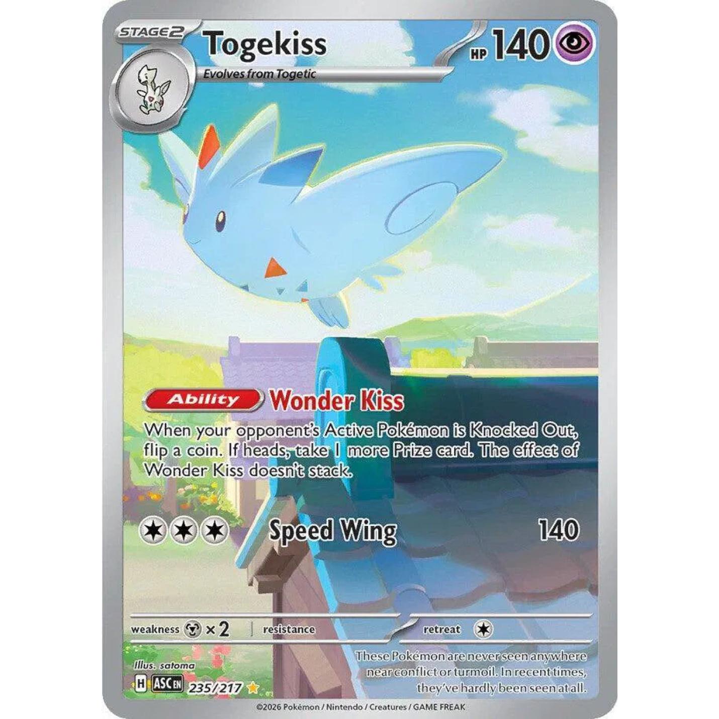 Togekiss 235/217 - Ascended Heroes - Holofoil