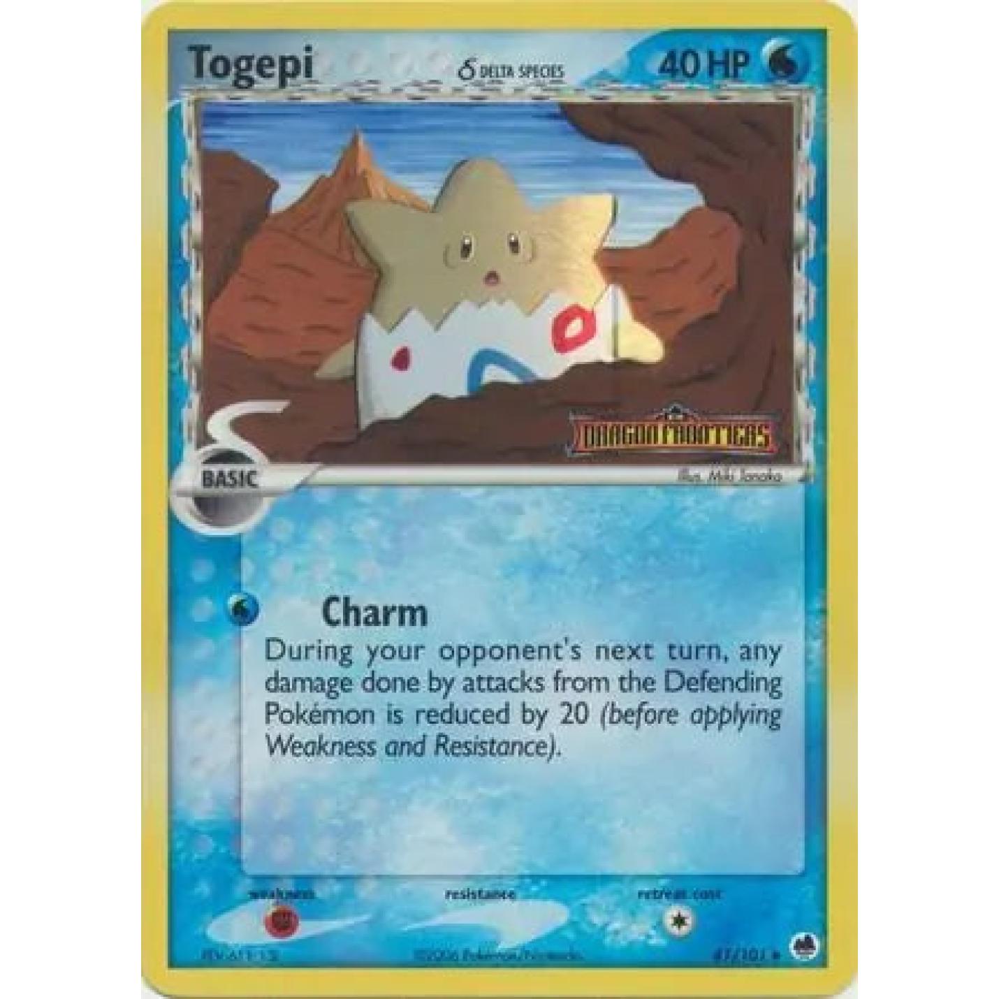 Togepi 41/101 - EX Dragon Frontiers - Reverse Holofoil