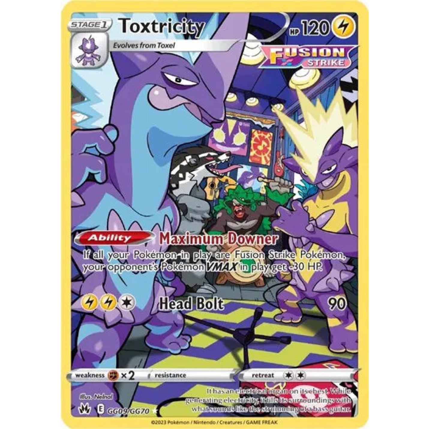 Toxtricity GG09/GG70 - Crown Zenith: Galarian Gallery - Holofoil