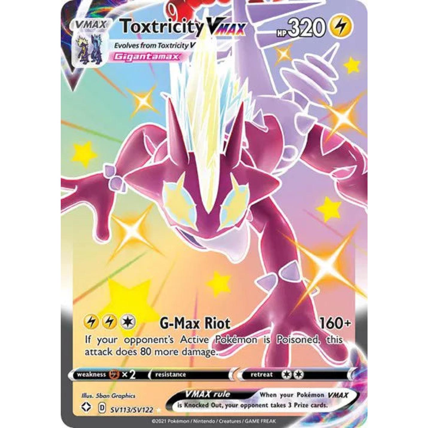 Toxtricity VMAX SV113/SV122 - Shining Fates: Shiny Vault - Holofoil