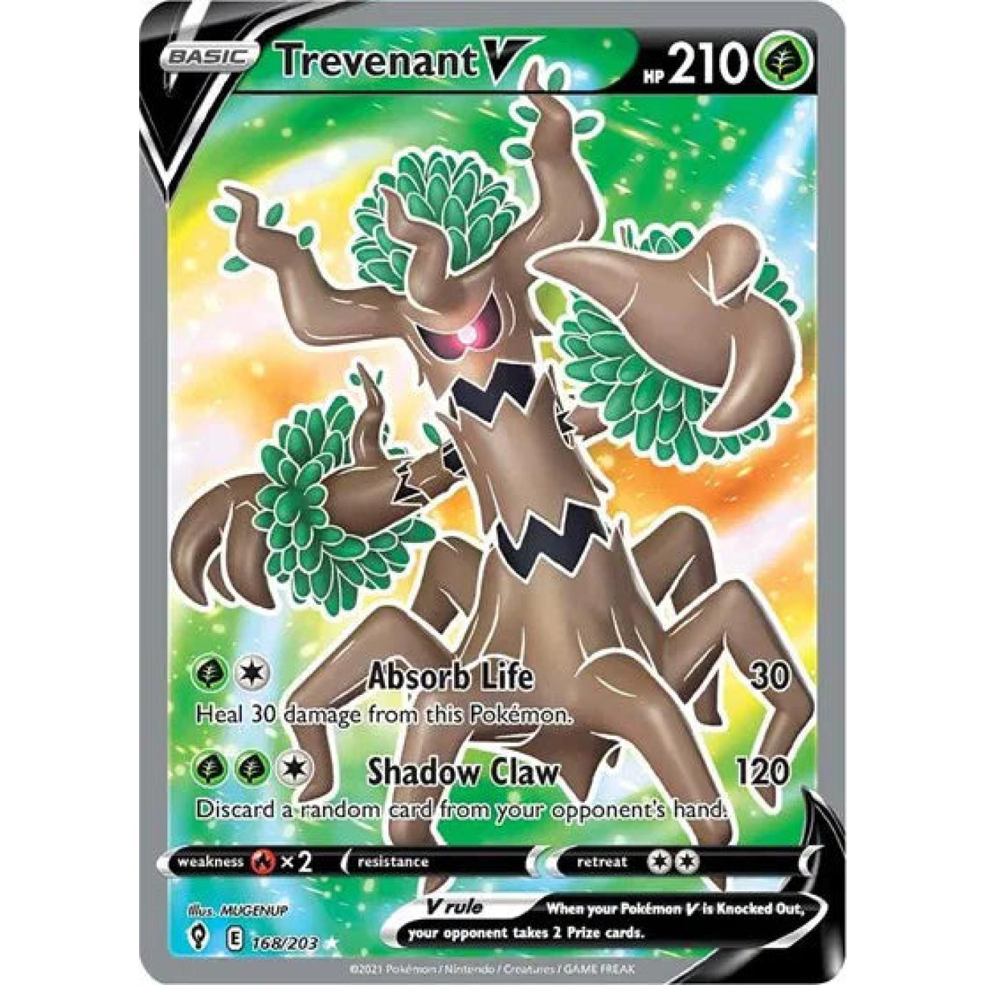 Trevenant V 168/203 - Evolving Skies - Holofoil