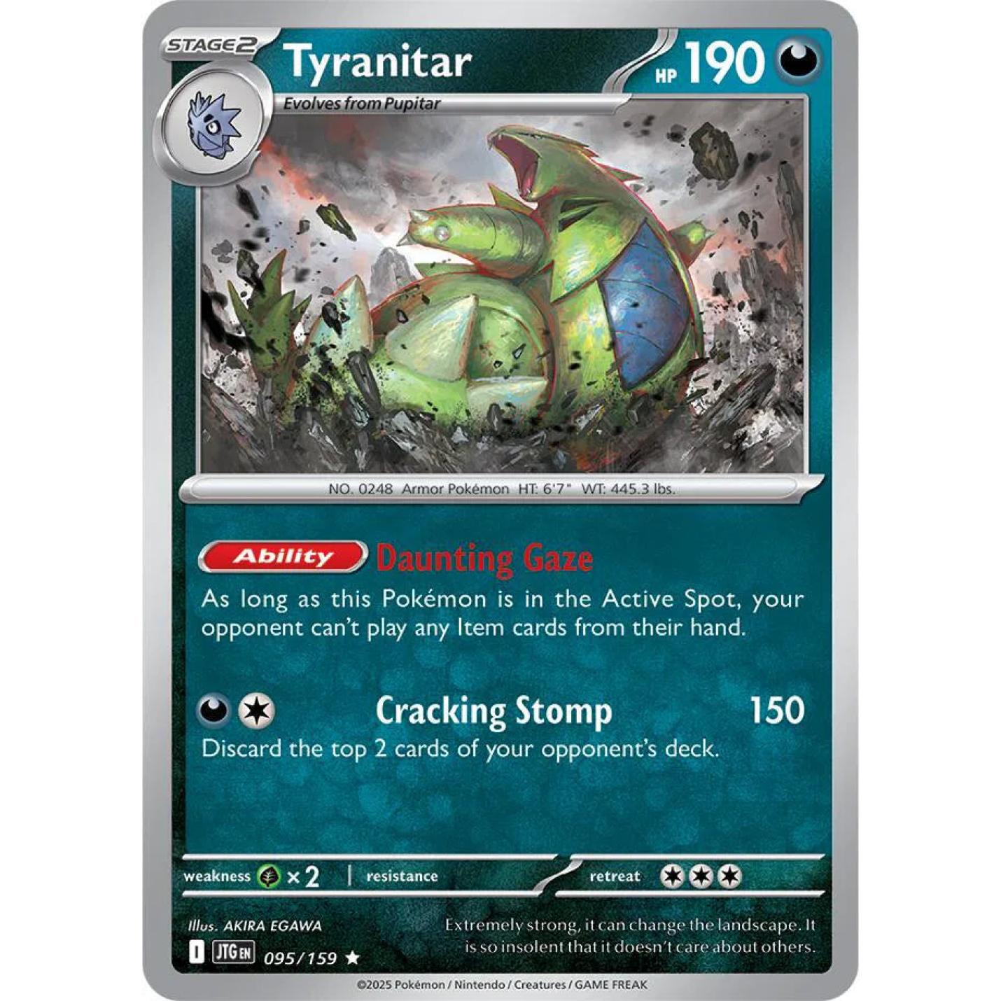 Tyranitar 095/159 - Journey Together - Cosmos Holo
