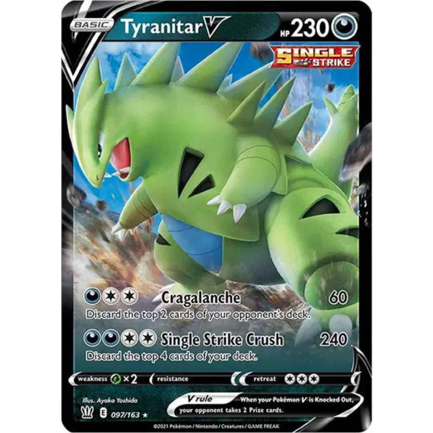 Tyranitar V 097/163 - Battle Styles - Holofoil