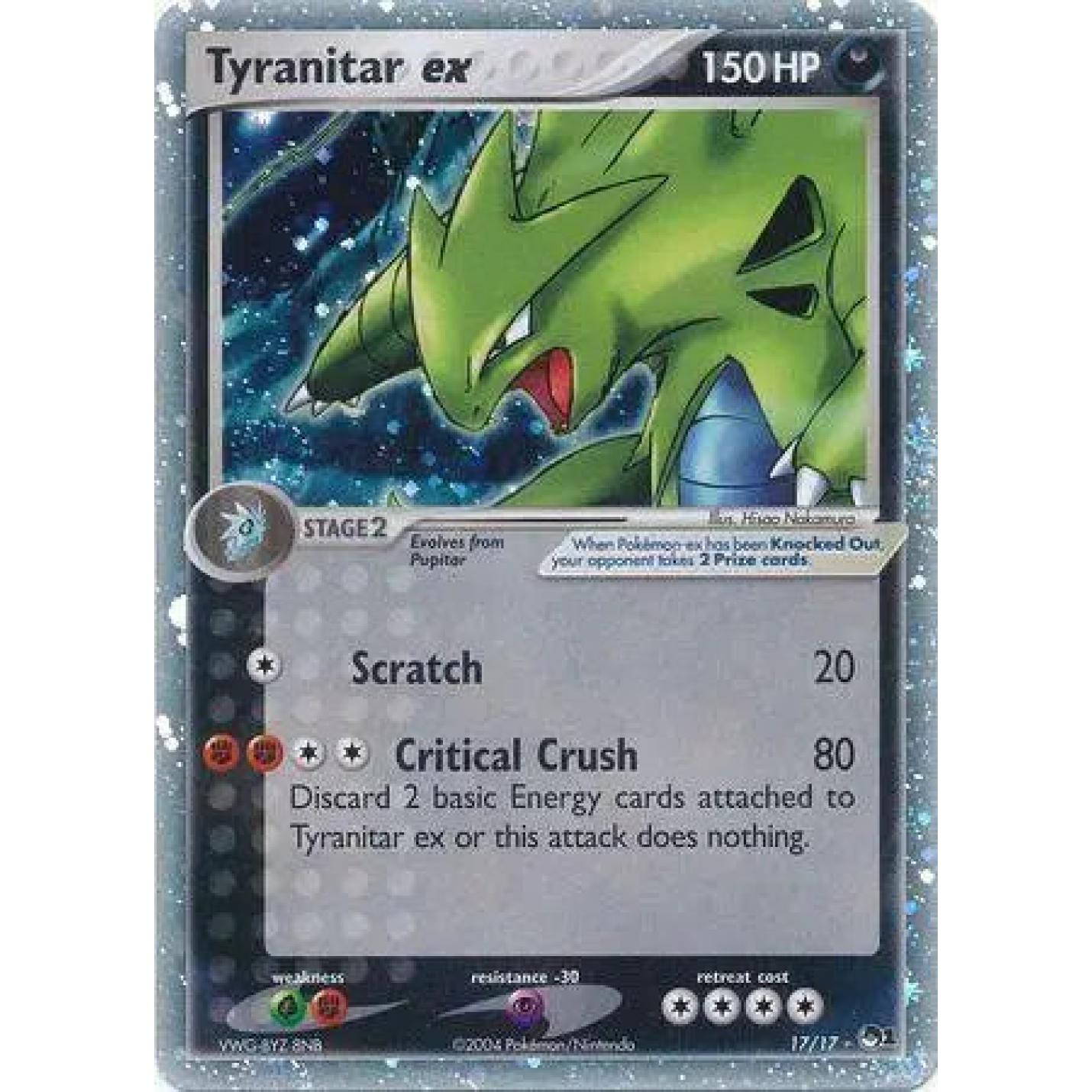 Tyranitar ex 17/17 - POP Series 1 - Holofoil