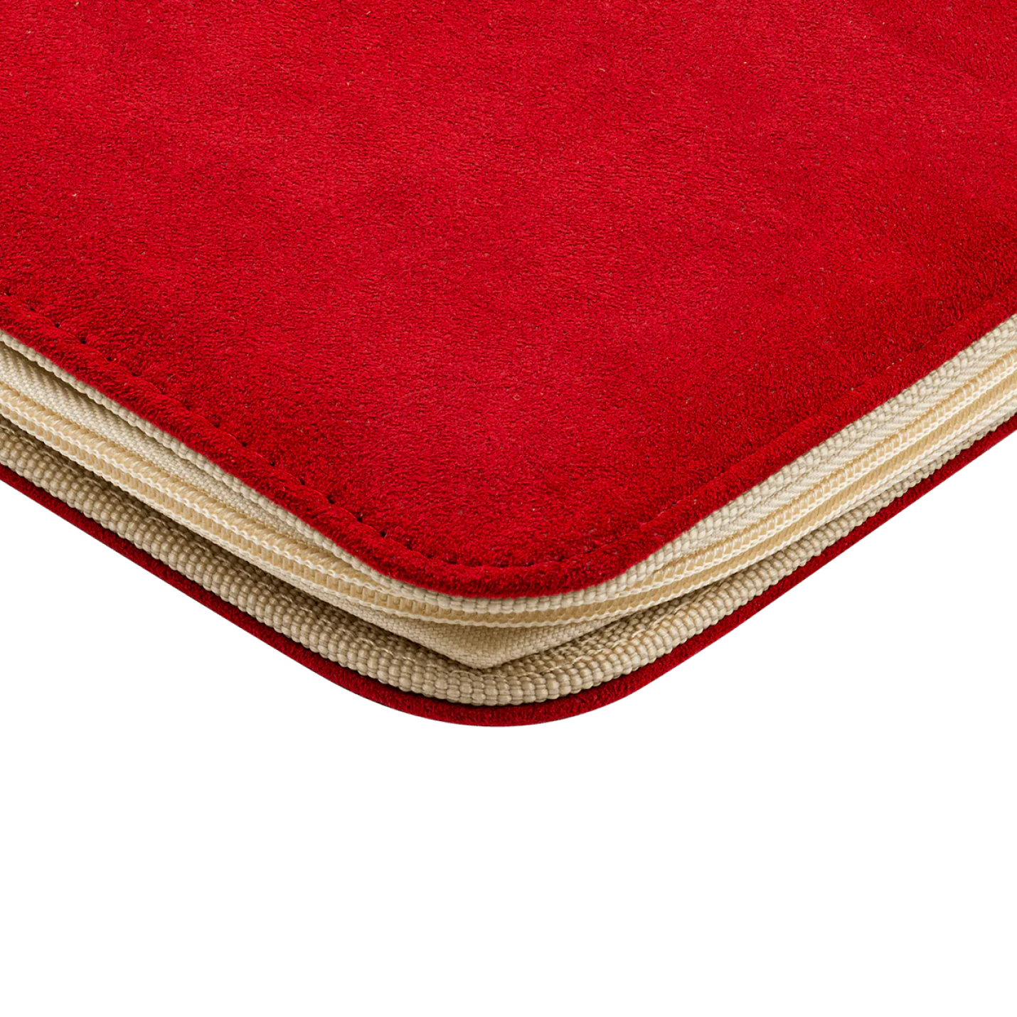 Ultra Pro - Vivid Deluxe 9-Pocket Zippered PRO-Binder: Red zoom in