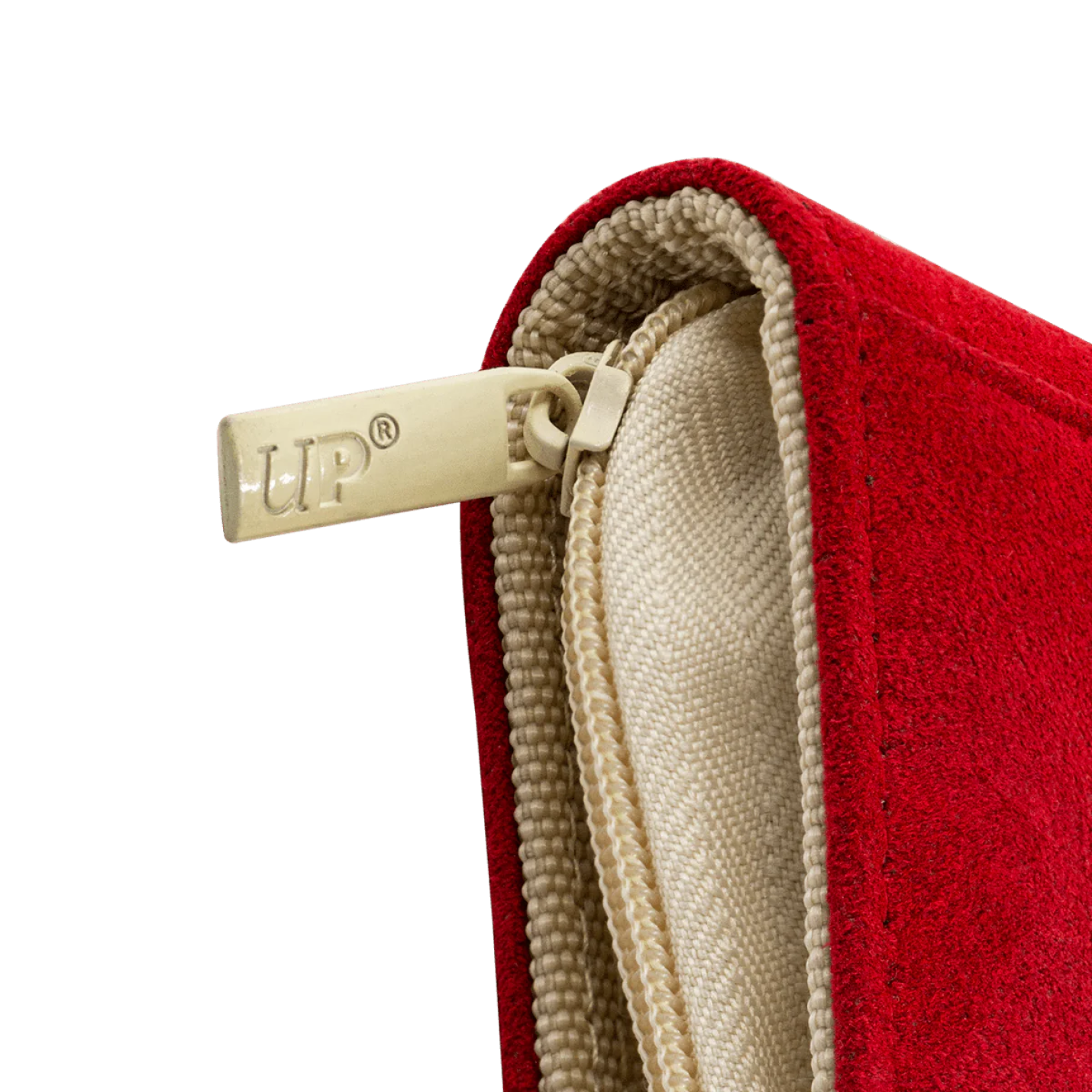 Ultra Pro - Vivid Deluxe 9-Pocket Zippered PRO-Binder: Red zoom in rits