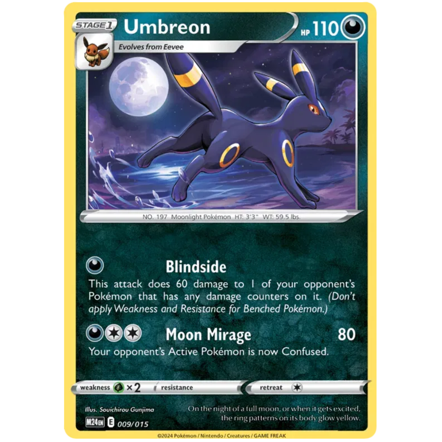 Umbreon 009/015 - McDonald's Promos 2024 - Normal