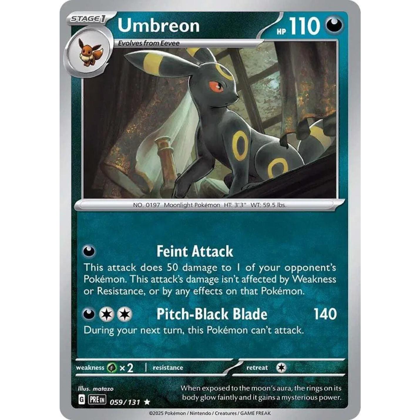 Umbreon 059/131 - Prismatic Evolutions - Holofoil
