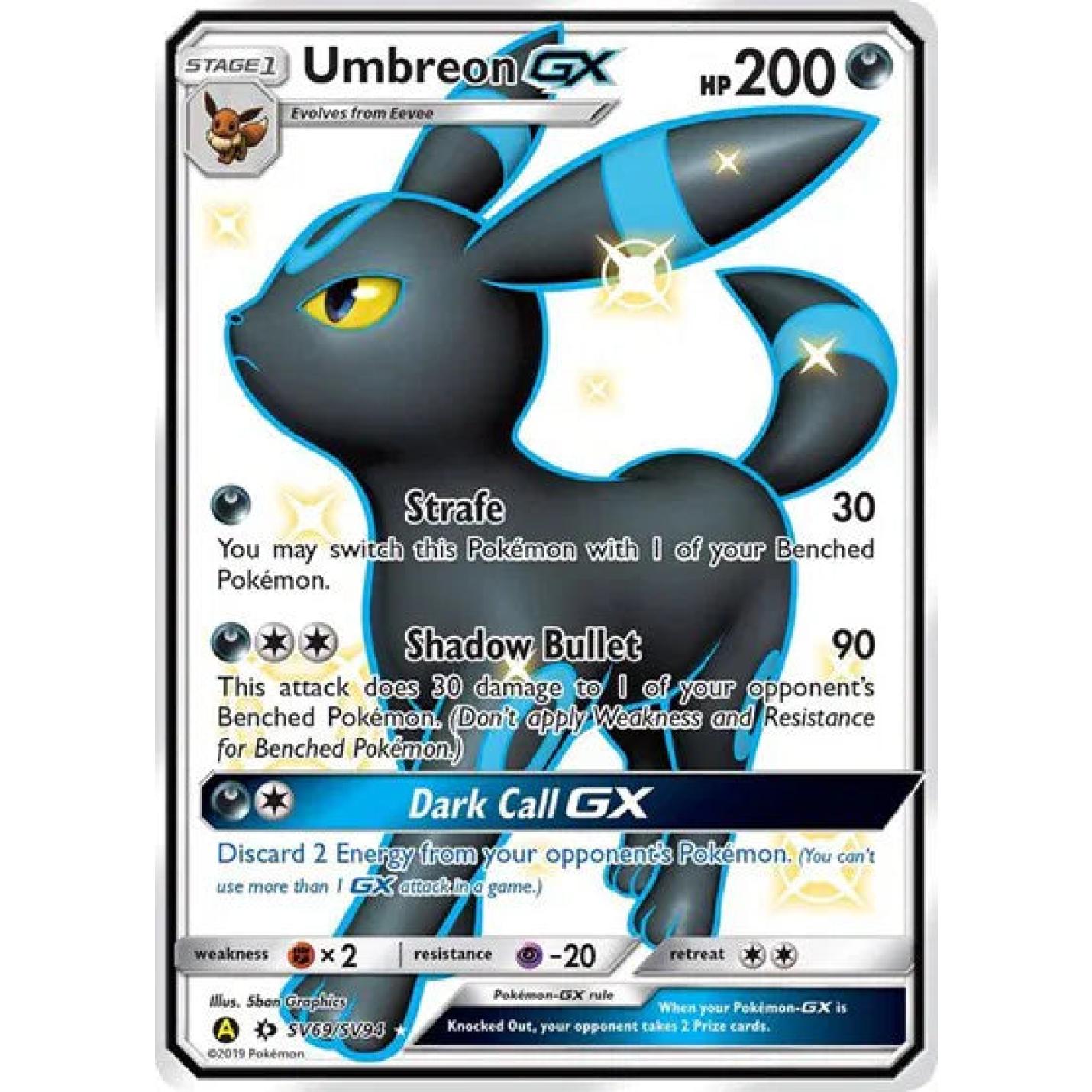 Umbreon GX SV69/SV94  - Hidden Fates: Shiny Vault - Holofoil